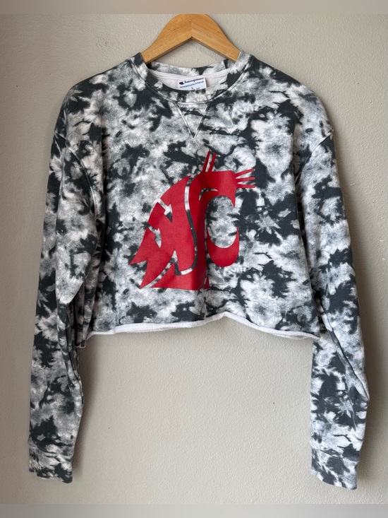 Champion Tops - Champion Washington State University Cropped Long Sleeve Top Women’s Size Large